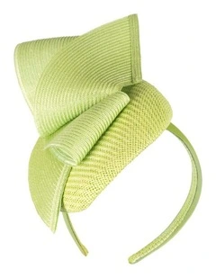 Lime green pillbox fascinator by Fillies Collection S324LM