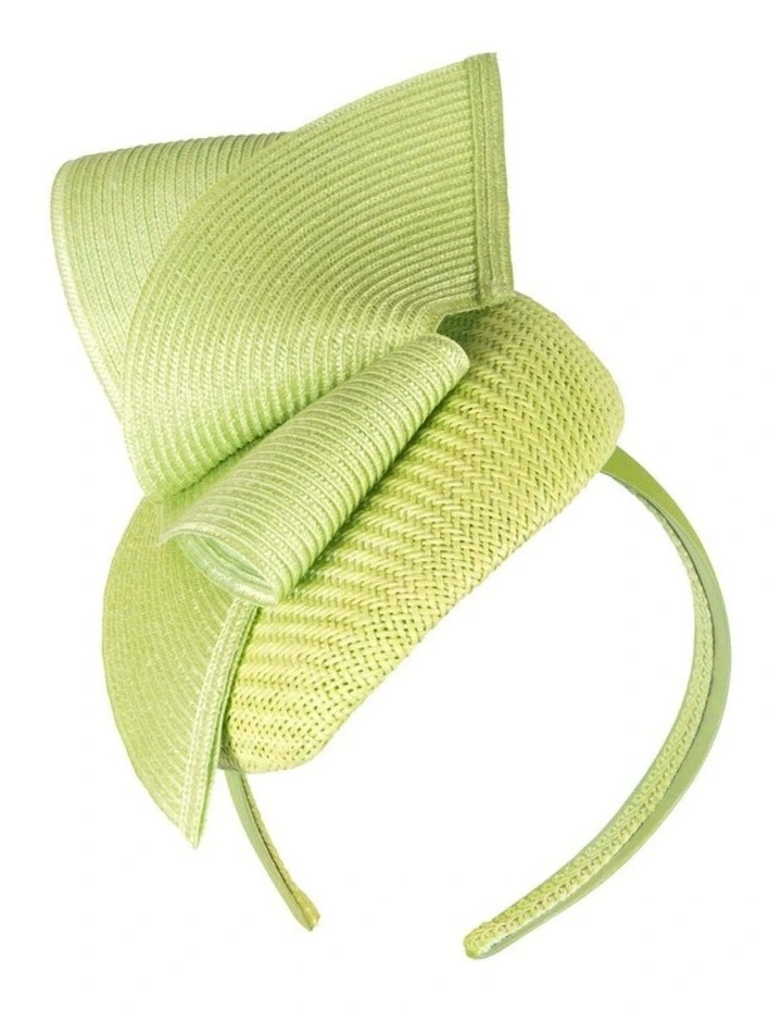 Lime green pillbox fascinator by Fillies Collection S324LM image 1