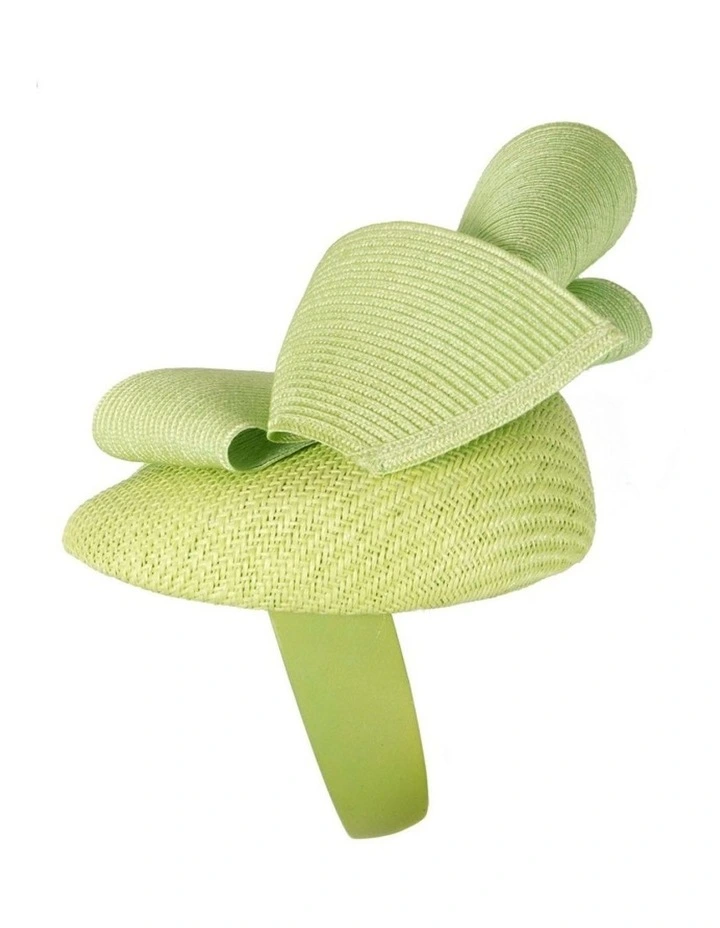 Lime green pillbox fascinator by Fillies Collection S324LM image 2
