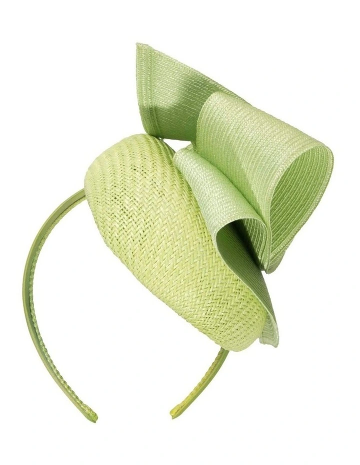 Lime green pillbox fascinator by Fillies Collection S324LM image 4