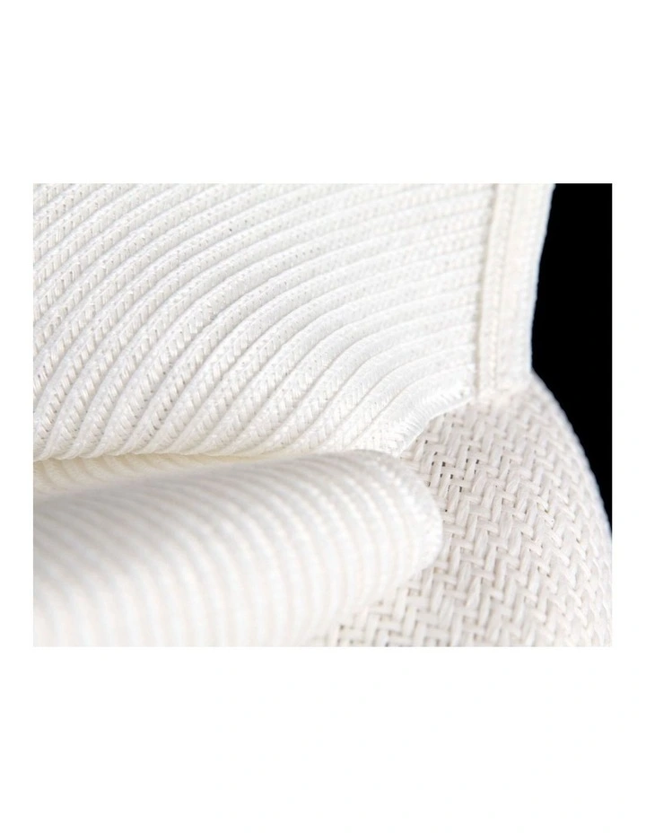 White pillbox fascinator by Fillies Collection S324WHT image 4