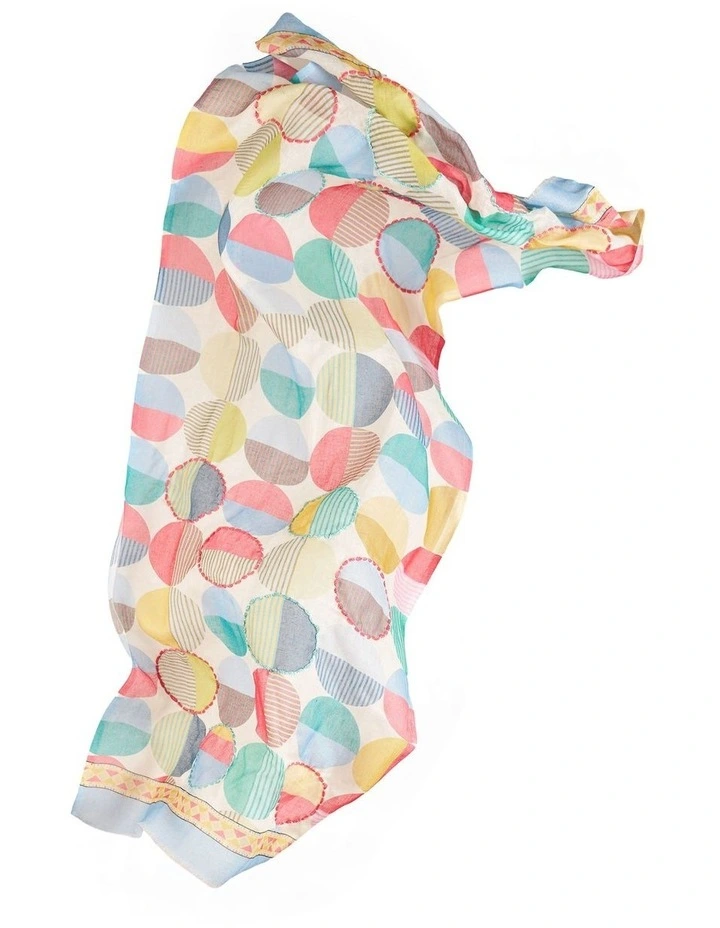 Geometric Circle Scarf - Multi image 2
