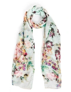 Vintage Floral Scarf - Multi