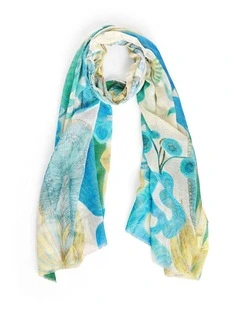 Nature Foliage Scarf - Multi