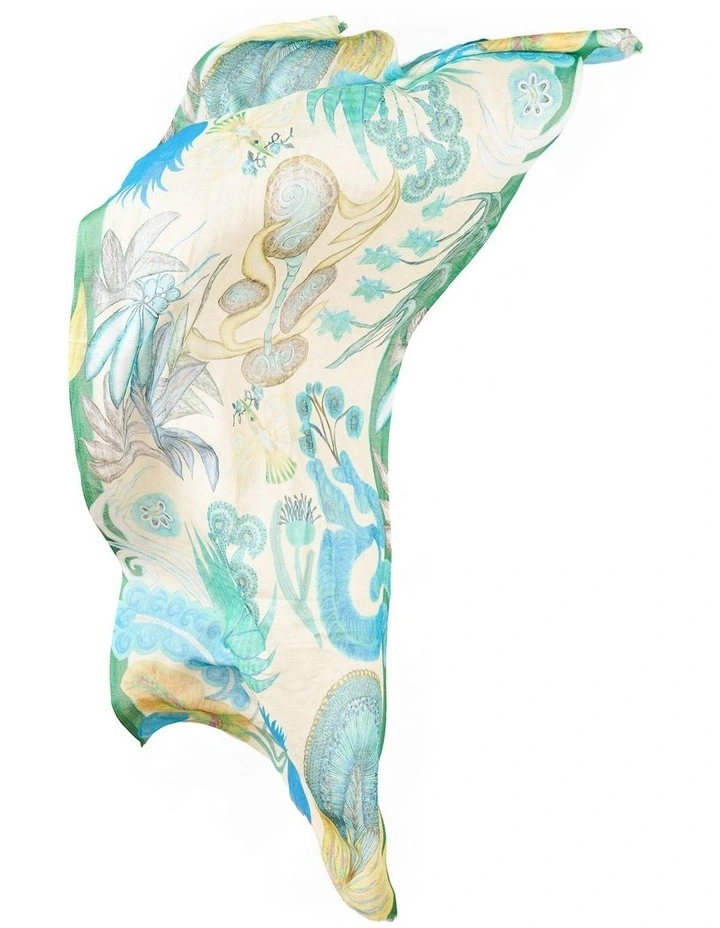 Nature Foliage Scarf - Multi image 2