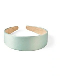 Satin Headband - Mint Green