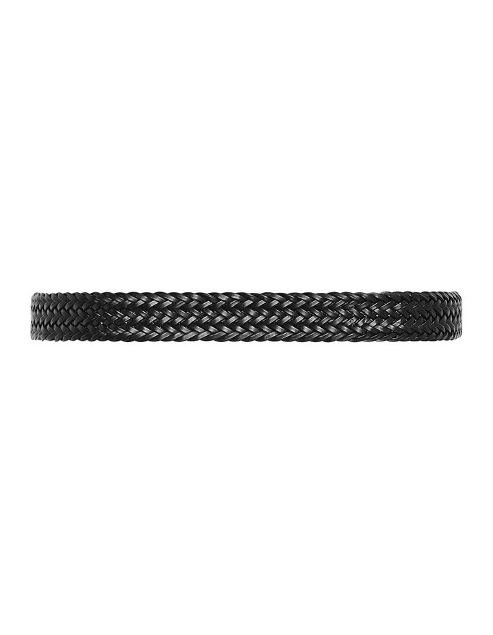 Plus Size Becky Braided Belt in black image 2