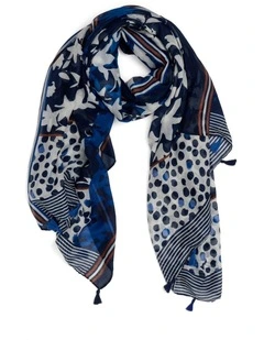 Ravina Tassel Trim Scarf