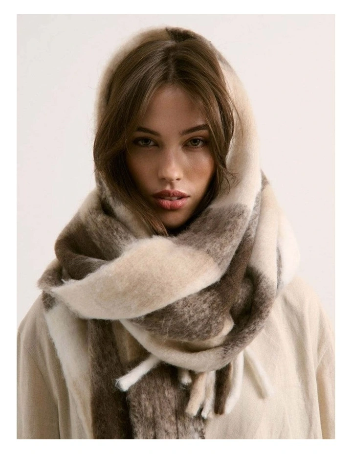 Becca Check Scarf image 4