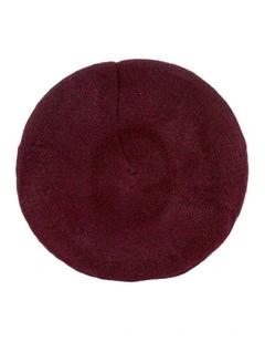 Classic woven wine beret by Max Alexander JR014W