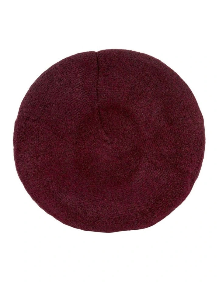 Classic woven wine beret by Max Alexander JR014W image 1