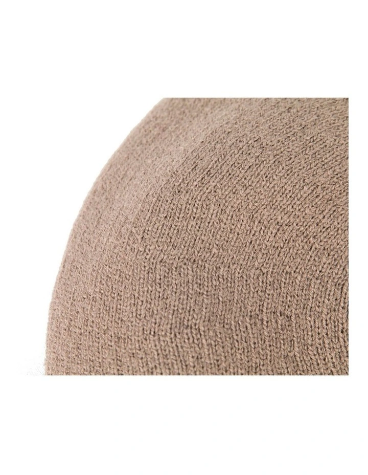 Classic woven beige beret by Max Alexander JR014BE image 2