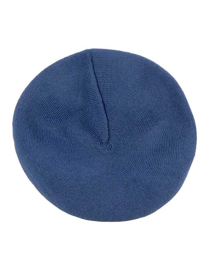 Classic woven blue beret by Max Alexander JR014BL image 1