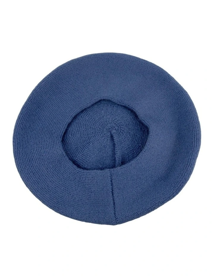 Classic woven blue beret by Max Alexander JR014BL image 3
