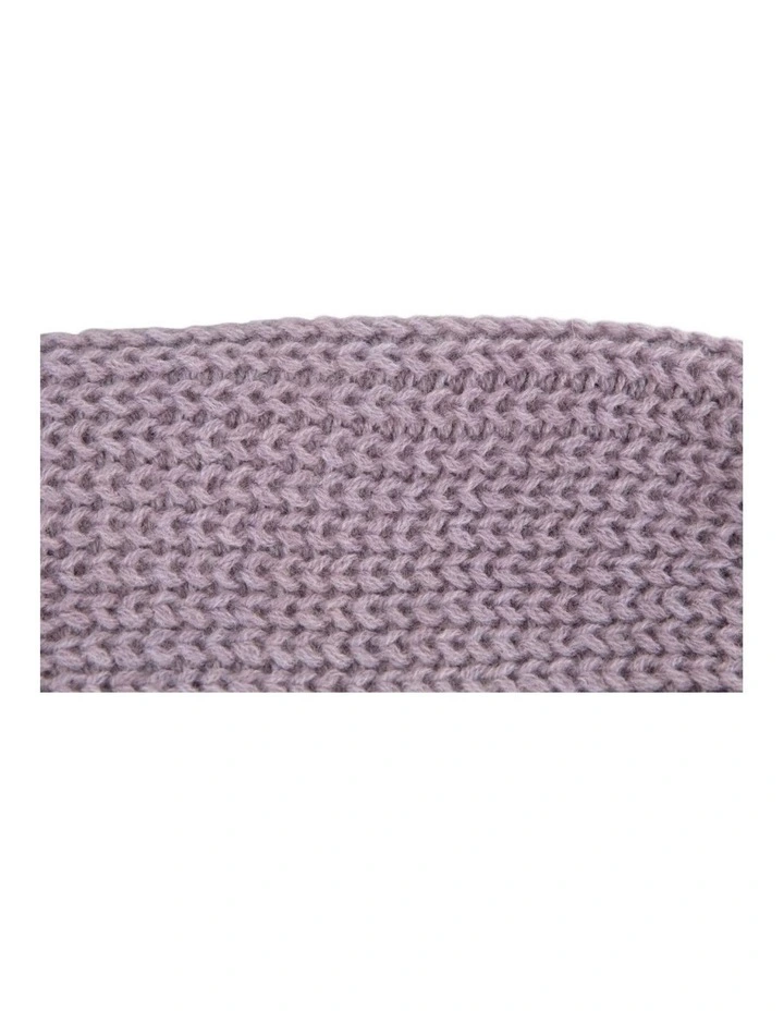 Lilac Angora Blend Slouchy Beanie Made in Europe JR021LI image 3