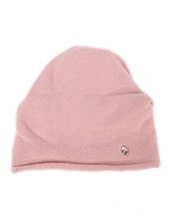 Stylish warm European made pink beanie JR013PI
