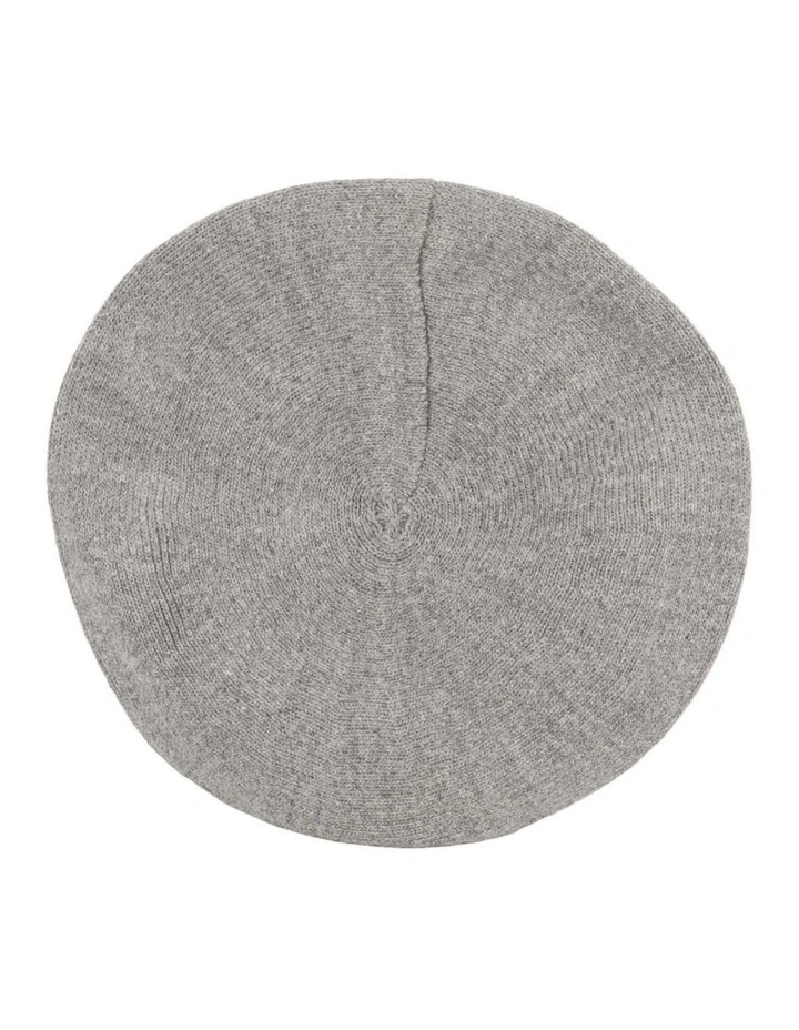 Classic woven light grey beret by Max Alexander JR014LG image 1