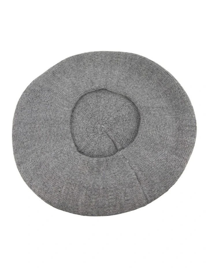 Classic woven light grey beret by Max Alexander JR014LG image 3