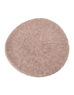 European made woven beige beret JR002BE