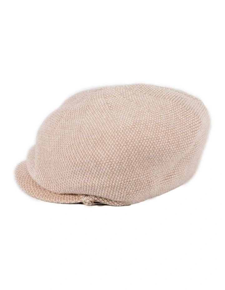Warm beige wool winter fashion beret by Max Alexander JR015BE image 1