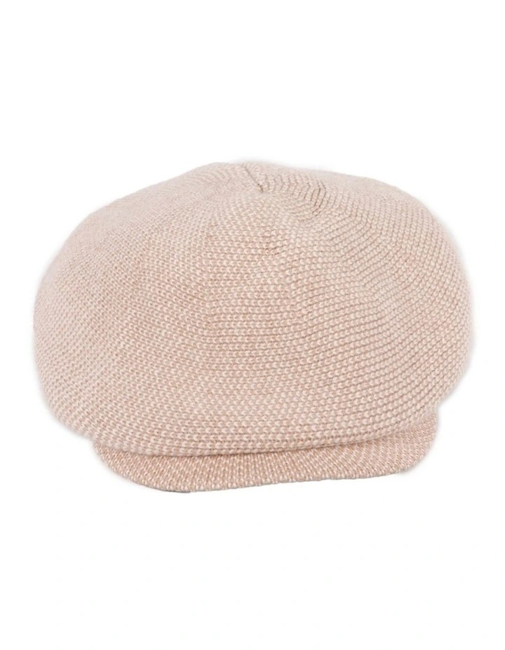 Warm beige wool winter fashion beret by Max Alexander JR015BE image 2