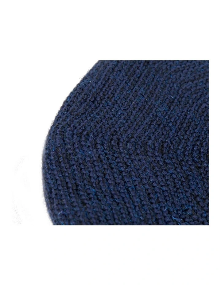 Classic crocheted navy beret by Max Alexander JR012N image 2