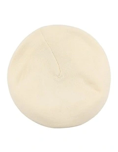 Classic woven cream beret by Max Alexander JR014C