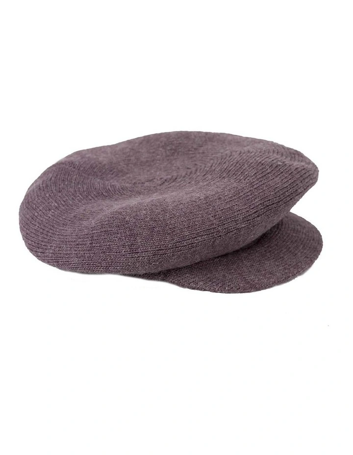 Classic woven eggplant shade cap by Max Alexander JR005EGP image 1