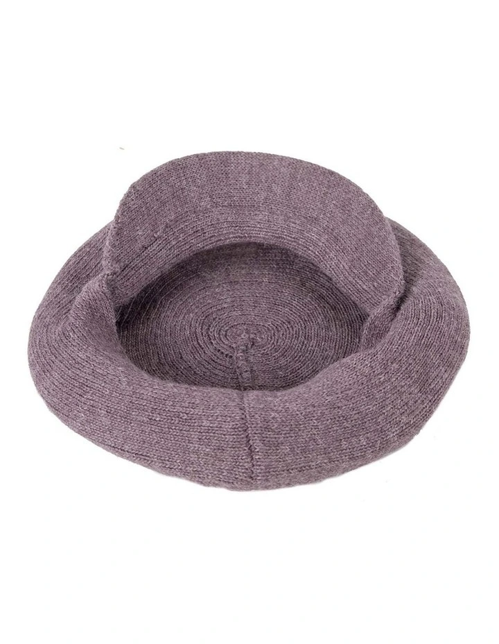 Classic woven eggplant shade cap by Max Alexander JR005EGP image 4