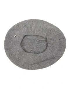 Classic woven dark grey beret by Max Alexander JR004 JR004DGR