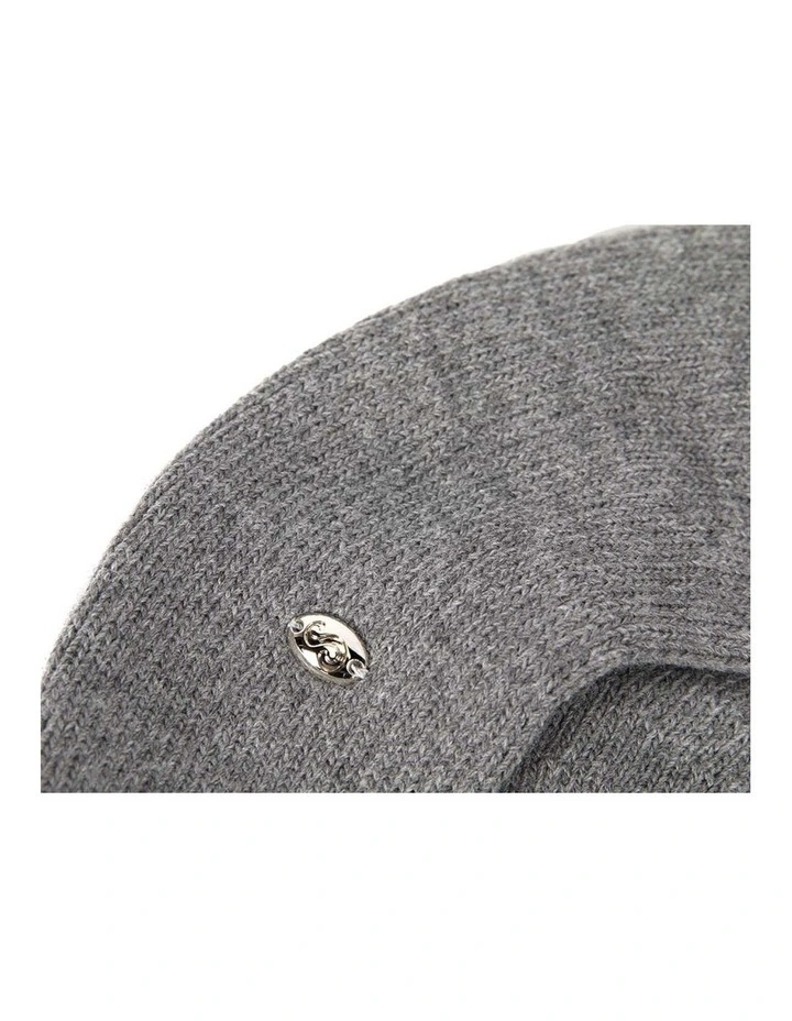 Classic woven dark grey beret by Max Alexander JR004 JR004DGR image 2