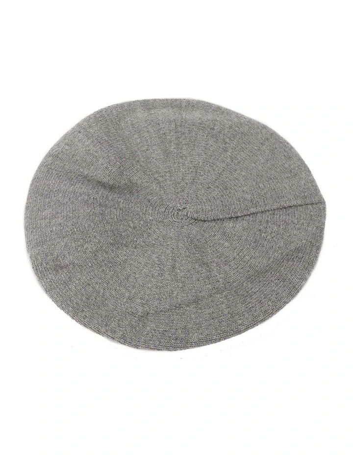 Classic woven dark grey beret by Max Alexander JR004 JR004DGR image 3