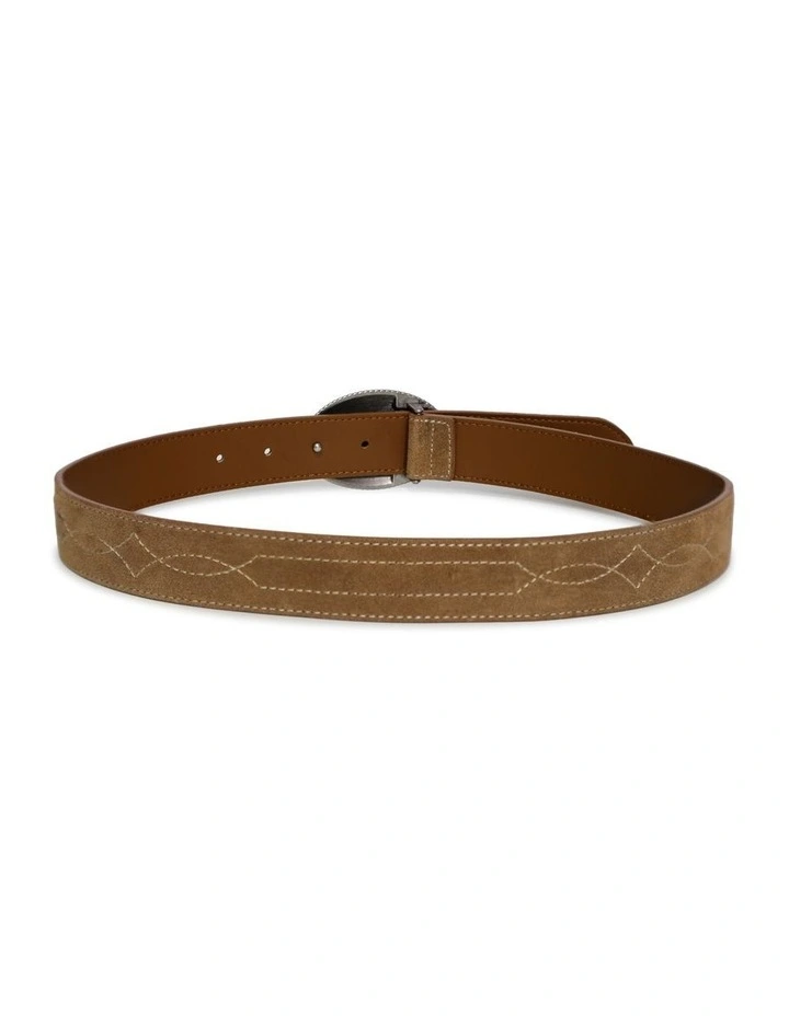 Melrose Western Belt in Tan image 3