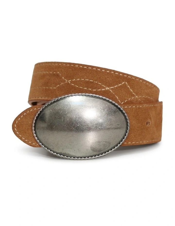 Melrose Western Belt in Tan image 4