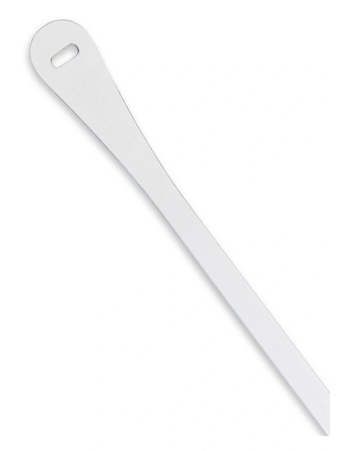 Tie The Knot Leather Belt in White image 2