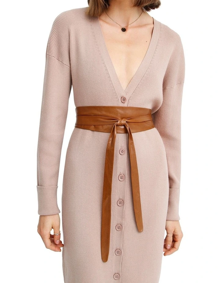 Odyssey Soft Wrap Leather Belt in Brown image 4