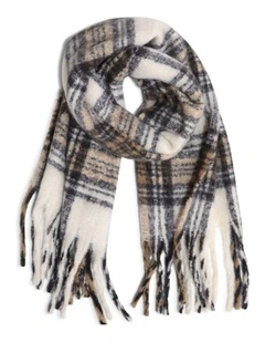 Still Into You Scarf in Black/White
