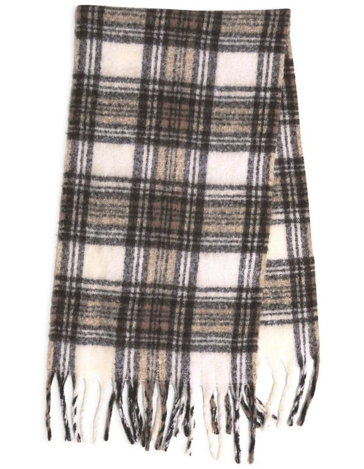 Still Into You Scarf in Black/White image 2