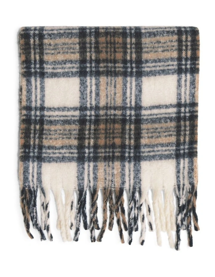 Still Into You Scarf in Black/White image 4