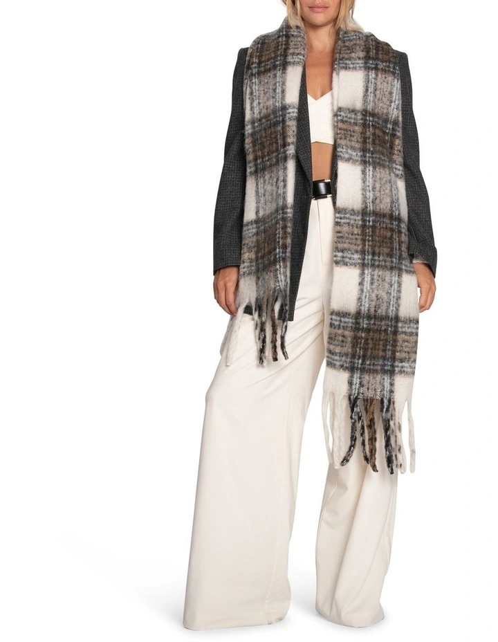 Still Into You Scarf in Black/White image 6