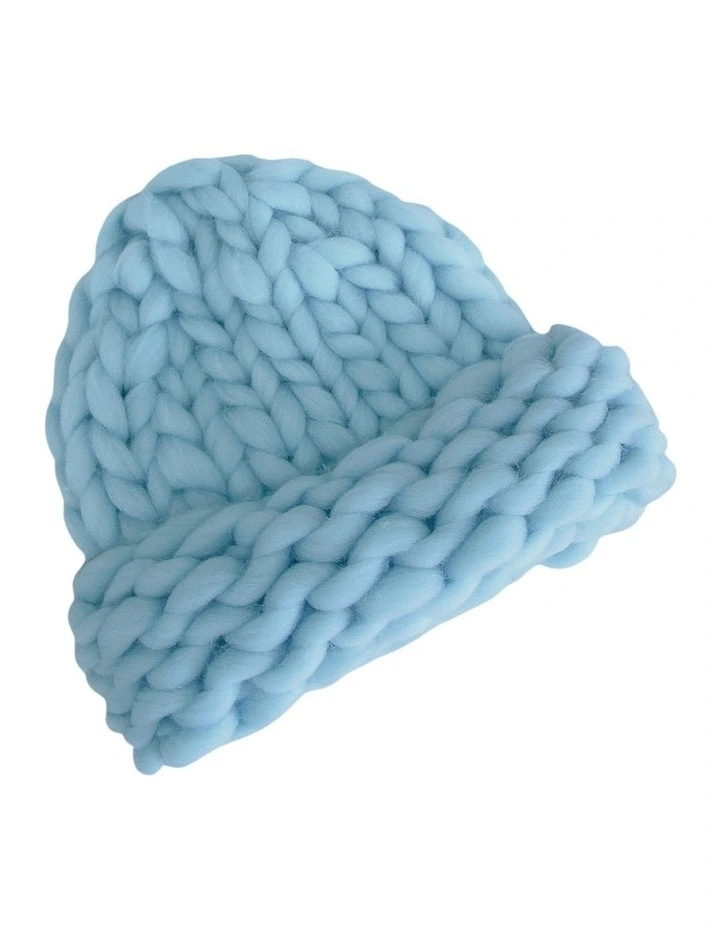 Snowflake Hand Knitted Beanie image 2
