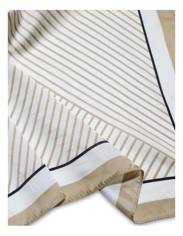 Right This Way Fashion Scarf in Tan image 3
