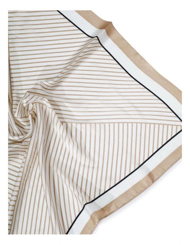 Right This Way Fashion Scarf in Tan image 5