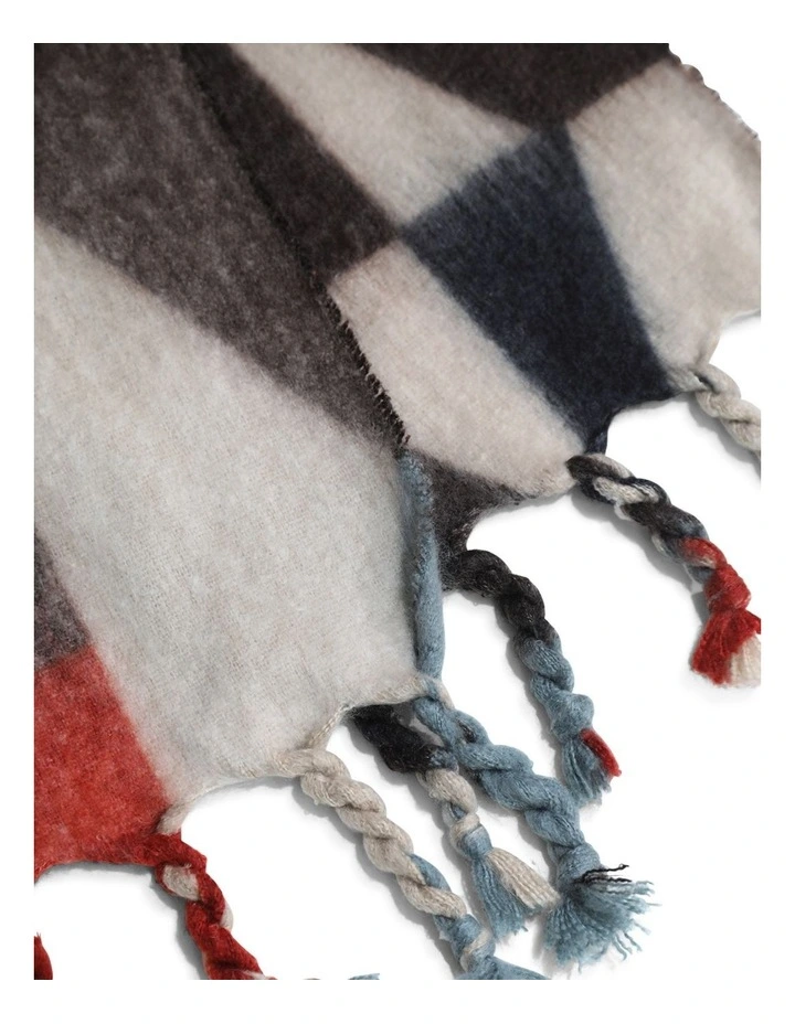 Matchback Scarf in Multi image 3