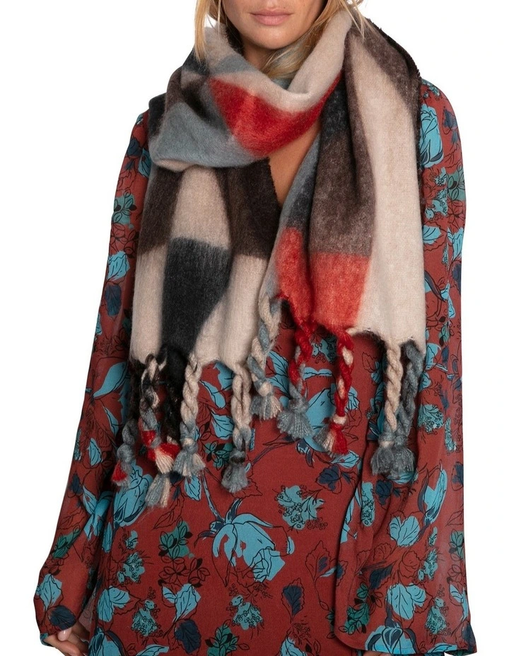 Matchback Scarf in Multi image 5