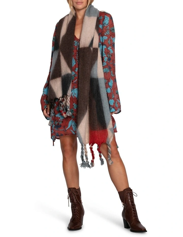 Matchback Scarf in Multi image 6