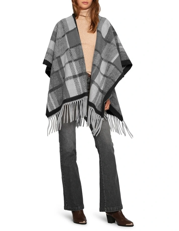 Worth The Wait Scarf in Black image 4