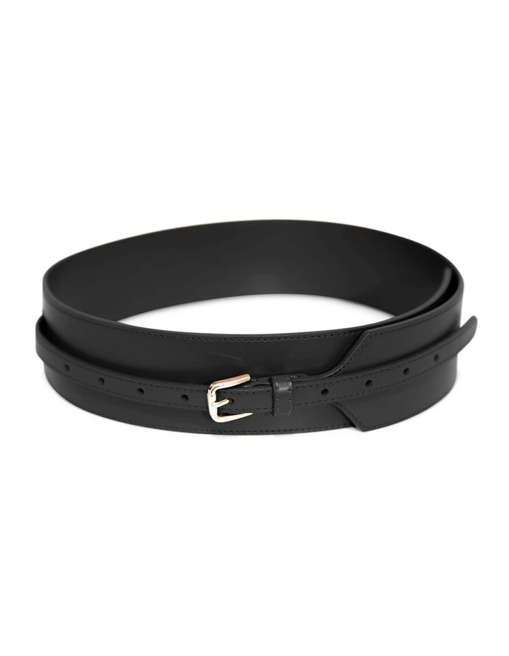 Together Again Belt in Black image 3