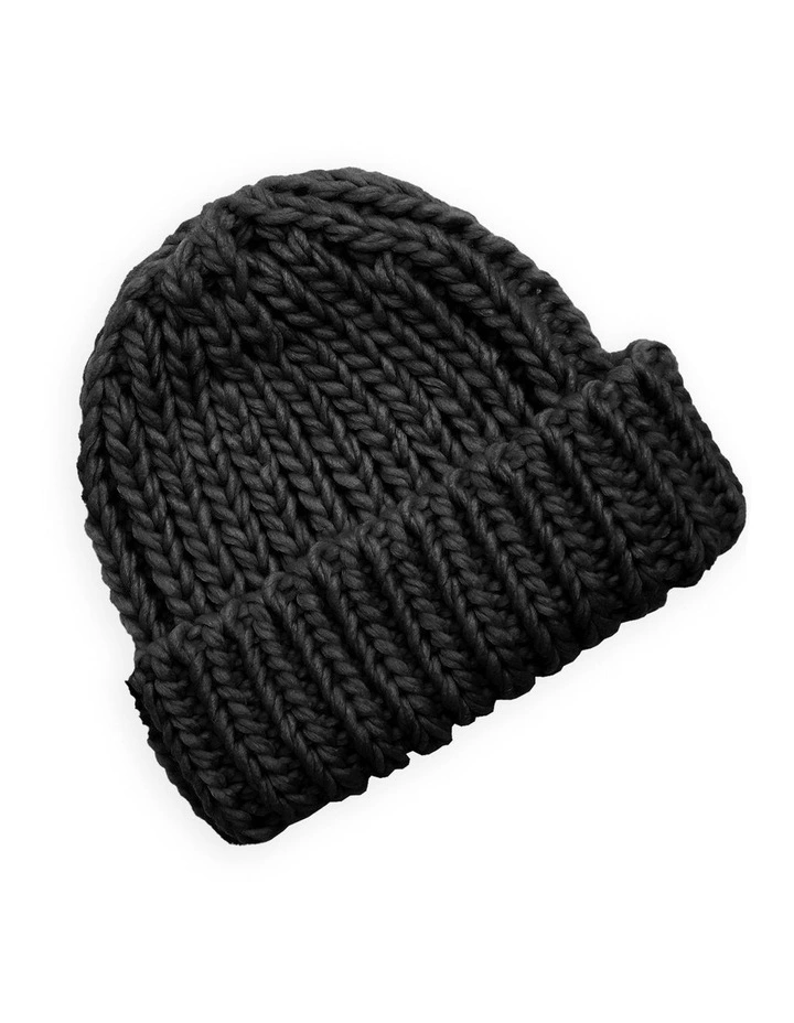 Winter's Kiss Beanie in Black image 2