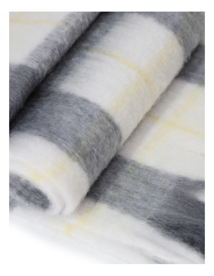 Easy Does It Scarf in Yellow/Grey image 4